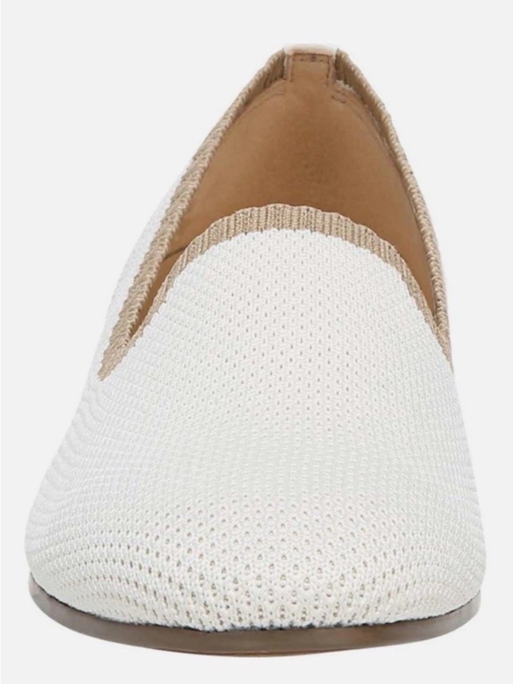 Vionic Womens Willa Knit Loafers Cream/Camel Trim Comfort Old Money Size 7 EUC - Picture 3 of 13